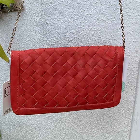 Lovely Burnt Orange Urban Expressions Kaili Woven Purse NWT - Picture 5 of 10